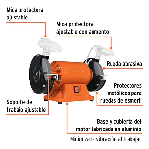 Esmeril de banco de 8