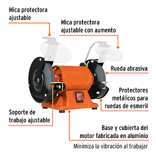 Esmeril de banco de 6