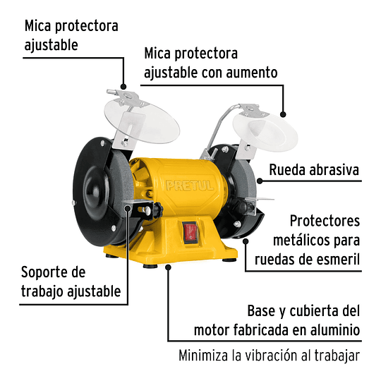 Esmeril de banco de 5