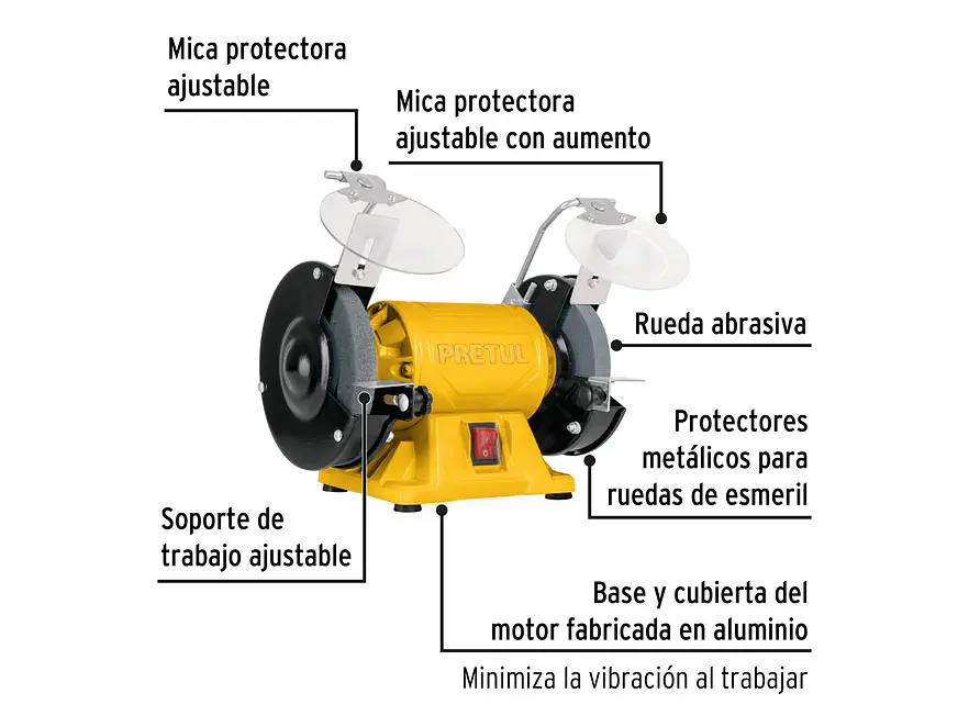 Esmeril de banco de 5
