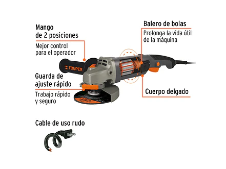 Pulidora angular 4.1/2