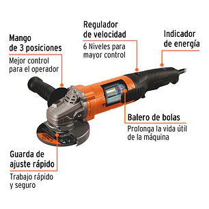 Pulidora angular 4-1/2