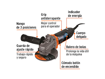 Pulidora angular 4-1/2
