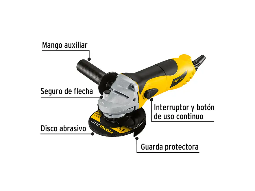 Pulidora angular 4-1/2