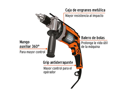 Taladro percutor -rotomartillo Truper 14659  1/2