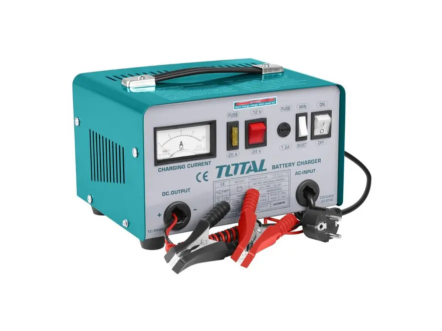 Cargador de Baterías 12/24V TOTAL UTBC1601 Industrial para Carro y Camión - Envío a todo Colombia | aztools.co