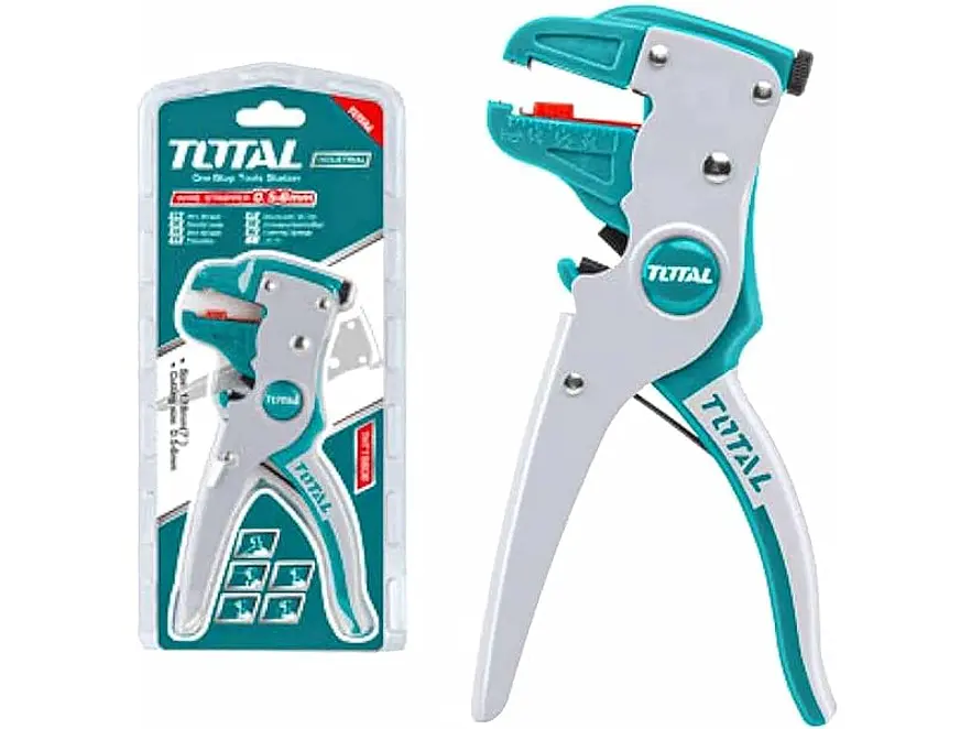 Pelacables TOTAL THT15606 automatico - Tamaño 175x85mm, Diámetro Separador 0.5mm a 6mm, con Función de Corte - Envío a todo Colombia | aztools.co