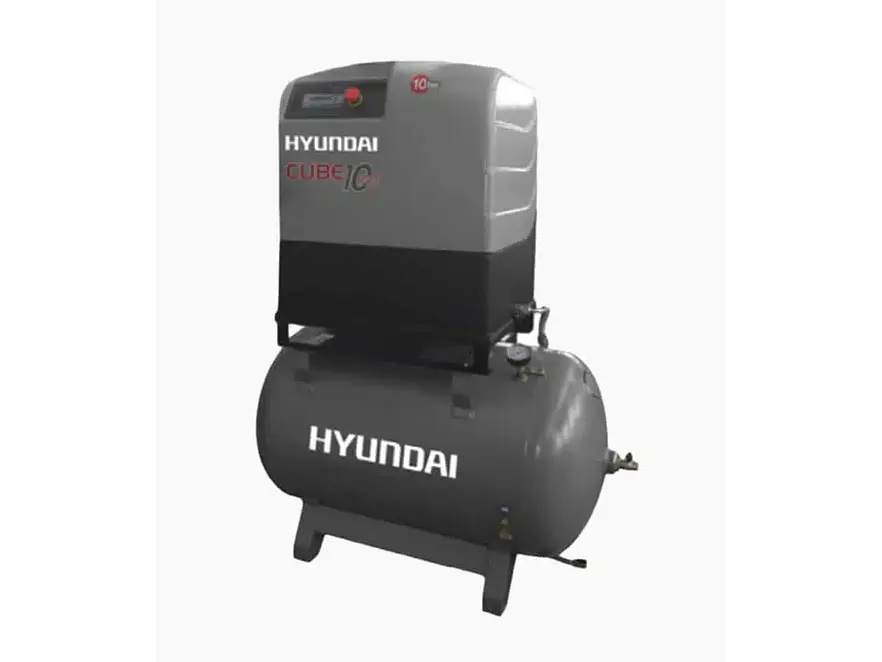 Compresor de Tornillo Hyundai HYV91PO90FHY080 10HP, 270L, 145 psi, Silencioso - Envío a todo Colombia | aztools.co