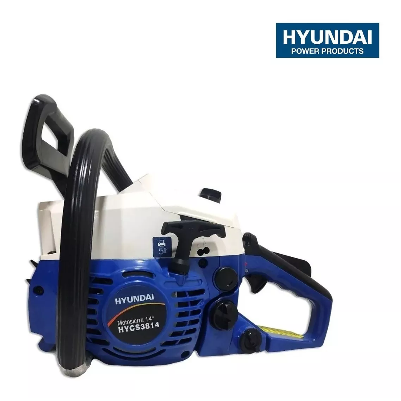 Motosierra Hyundai Hyoc3814: 1.6hp, 37cc, Espada 35cm Potente herramienta para cortes precisos y eficientes 3
