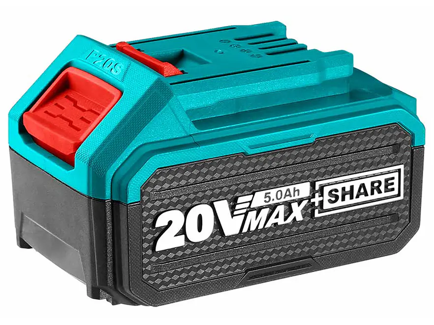  Batería 20V 5.0Ah TOTAL TFBLI2053 - Ion de Litio - Indicador LED - Compatible con Herramientas P20S - Garantía de 12 Meses. - Envío a todo Colombia | aztools.co