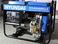Planta Eléctrica Hyundai HYLDG6000CL 5500W Diésel, Monofásica y Abierta - Miniatura 3 | aztools.co