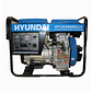Planta Eléctrica Hyundai HYLDG8000CL 7000W Diésel, Monofásica y Abierta - Miniatura 2