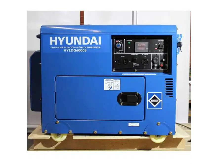 Planta Eléctrica Hyundai HYLDG6000S 5500W / 5.5 Kva Diésel, Monofásica y Cabinada - Foto 3 | aztools.co