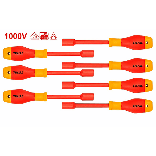 Juego Destornilladores Aislados TOTAL THKISD0701
