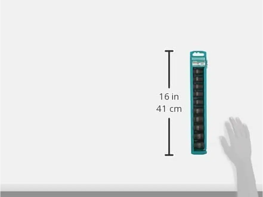 Juego copas de impacto 1/2 cortas, 10 piezas, 10 a 24 MM TOTAL THISTD12101 - Foto 5 | aztools.co