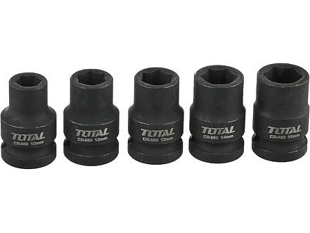Juego copas de impacto 1/2 cortas, 10 piezas, 10 a 24 MM TOTAL THISTD12101 - Foto 4 | aztools.co