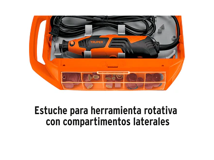 Mototool 150 W con 201 Accesorios Truper, MOTO-A2K 101669 - Potente y Versátil, Ideal para Diversas Aplicaciones