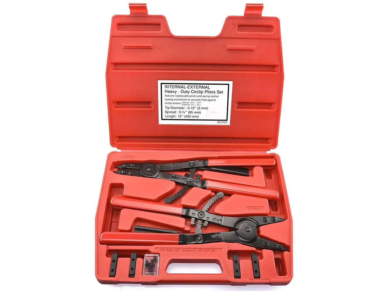 Juego de Pinzas para Pines Internos y Externos FORCE 912U1 - 16 pulgadas 400 mm - Foto 2 | aztools.co