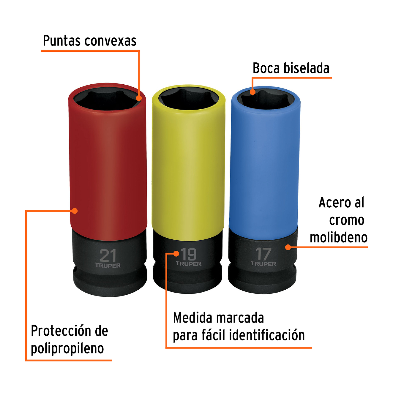 Juego 3 Copas Largas Impacto 1/2