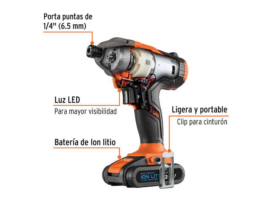 Destornillador Impacto 1/4