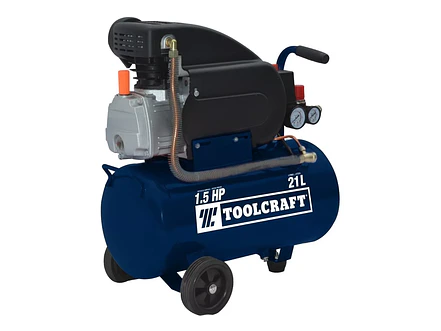 Compresor de Aire Horizontal 21L 1.5HP 127V TOOLCRAFT TC5590 - Foto 3 | aztools.co