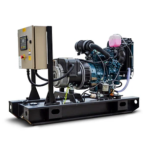 Planta Eléctrica Diésel Power Motors 20kVA Kubota KT18 Abierta 3F