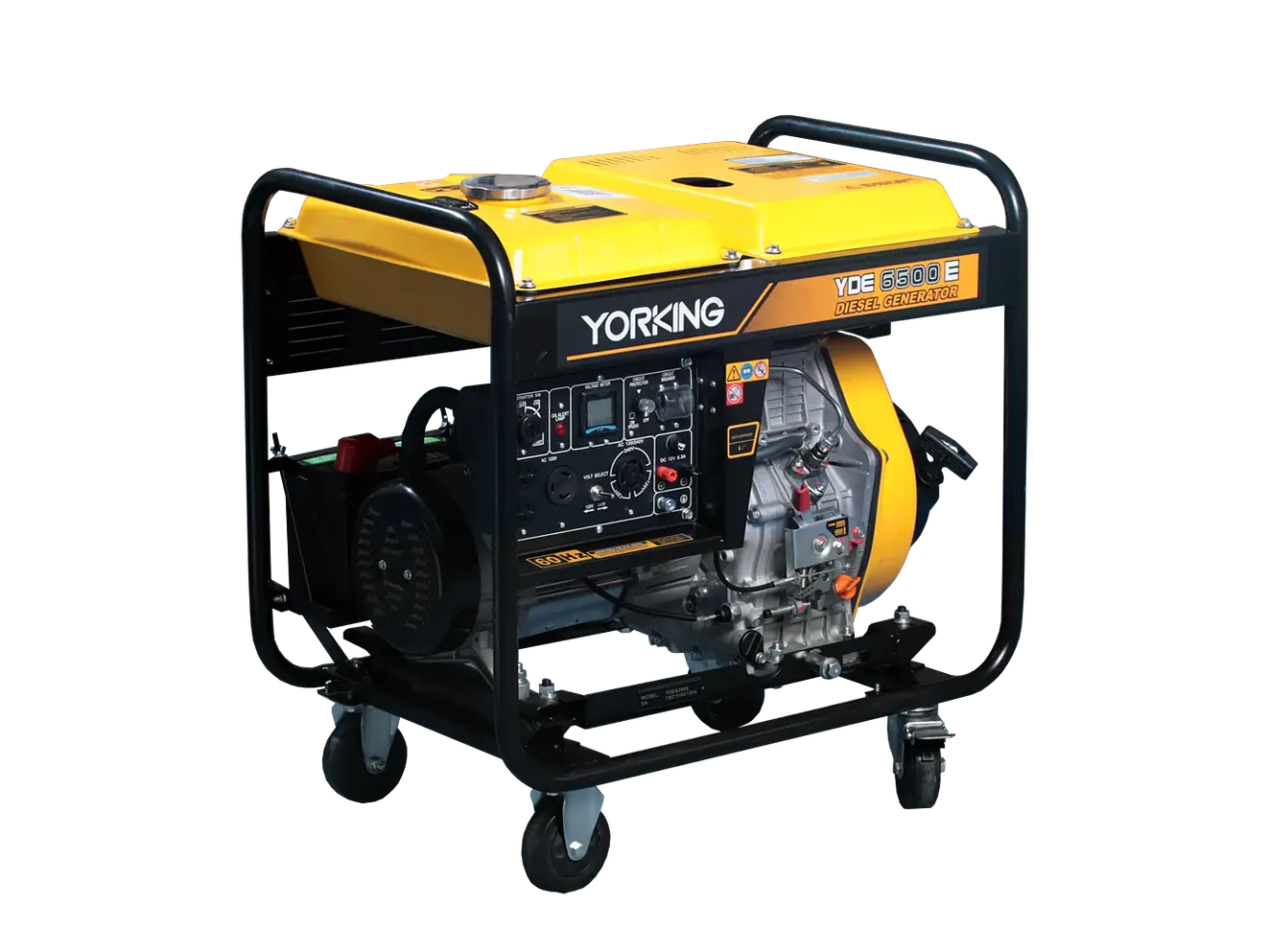 Planta Eléctrica Diésel 5kVA Bifásica YORKING YDE6500E Abierta - Foto 2 | aztools.co