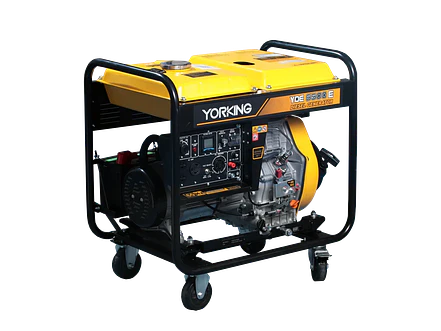 Planta Eléctrica Diésel 5kVA Bifásica YORKING YDE6500E Abierta - Foto 2 | aztools.co