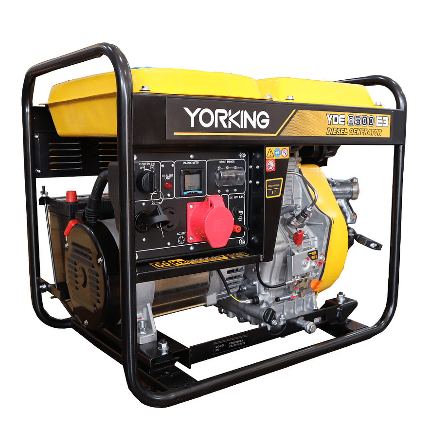 Planta Electrica Diesel Yorking YDE6500E3 7Kva, Trifasica, Abierta 1