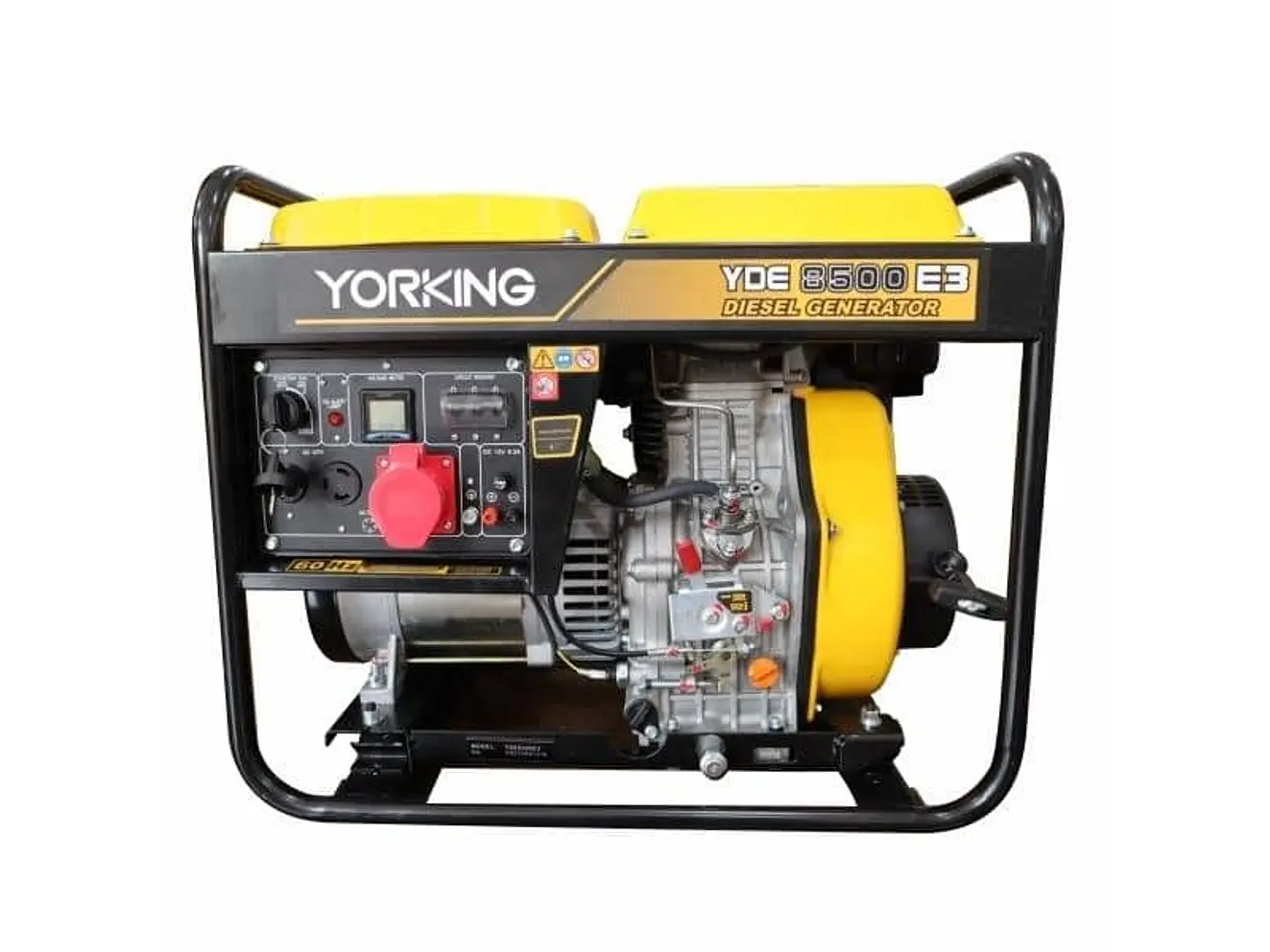 Planta eléctrica diésel bifásica 7 kVA / 7 kW YORKING YDE8500E - Foto 3 | aztools.co