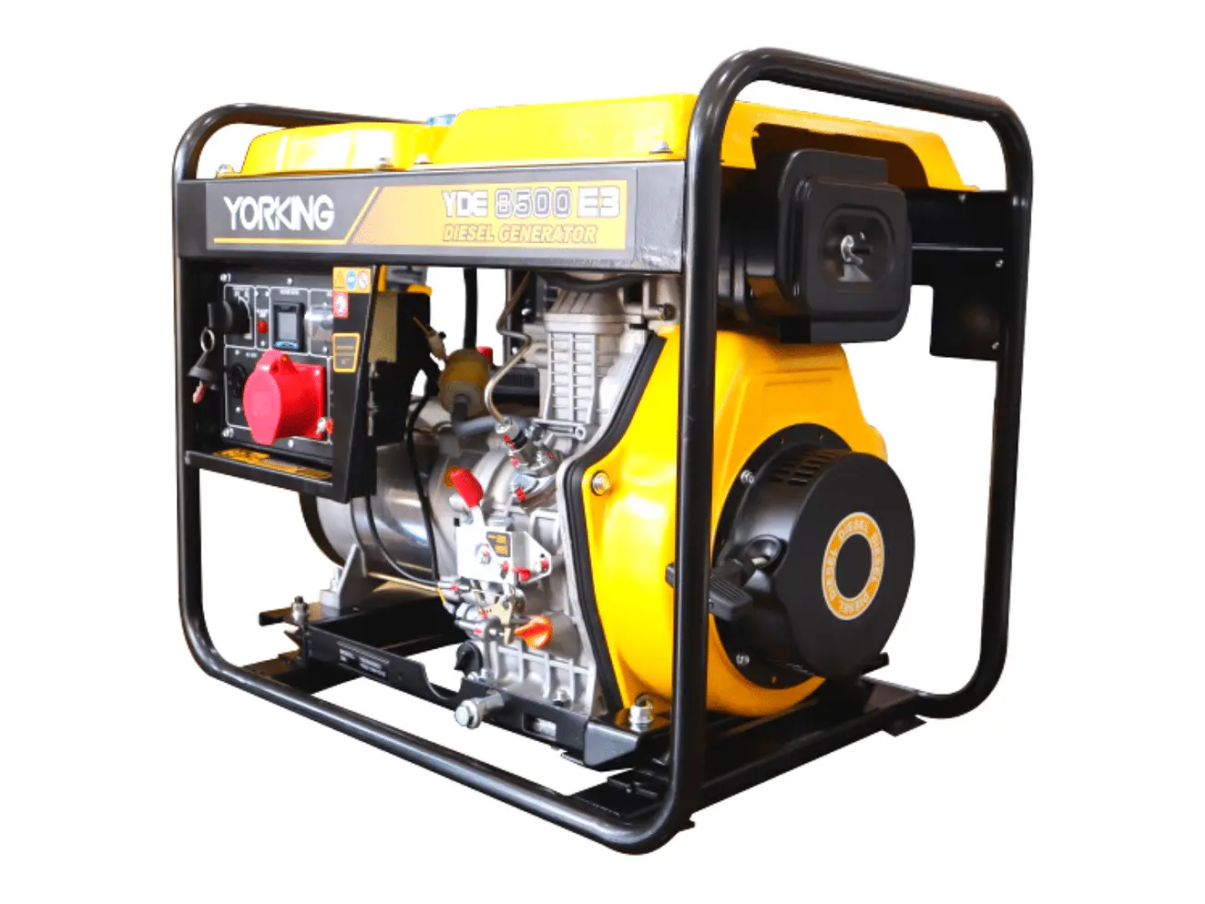 Planta Eléctrica Diésel Trifásica 9kVA YORKING YDE8500E3 Abierta - Foto 3 | aztools.co