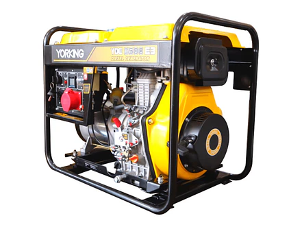 Planta Eléctrica Diésel Trifásica 7kVA YORKING YDE8500E3 Abierta - Foto 3 | aztools.co