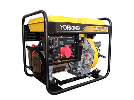Planta Eléctrica Diésel Trifásica 7kVA YORKING YDE8500E3 Abierta - Foto 2 | aztools.co