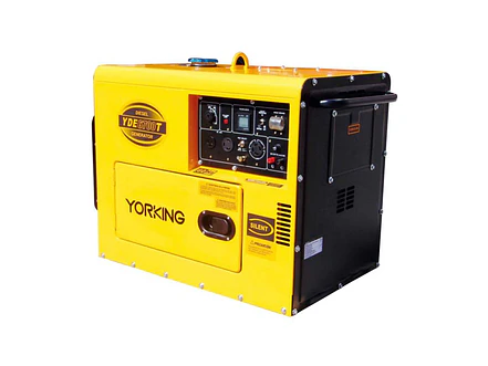 Planta Eléctrica Diésel 5kVA Bifásica YORKING YDE6700T  - Foto 2 | aztools.co