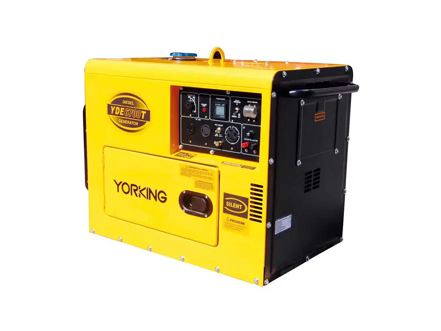 Planta Eléctrica Diésel 5kVA Bifásica YORKING YDE6700T  - Foto 2 | aztools.co