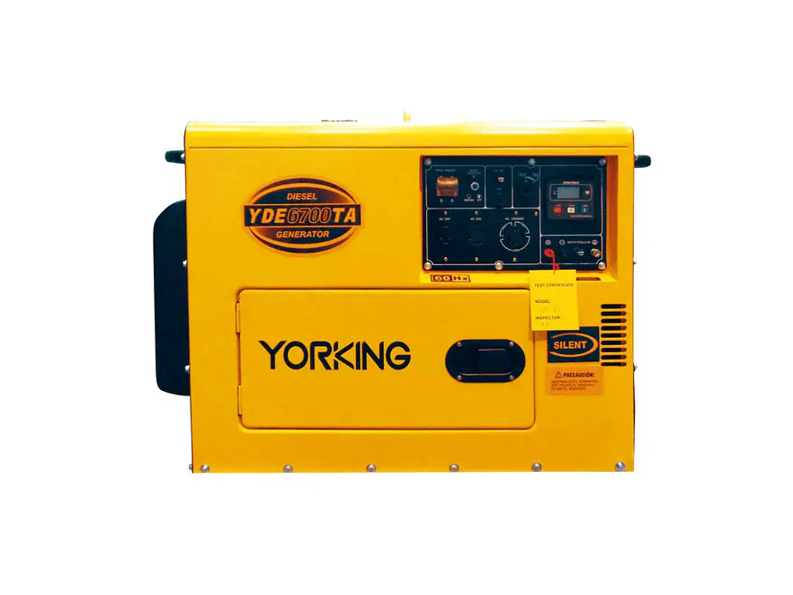 Planta Eléctrica Diésel Yorking YDE6700TA 5.5kVA Bifásica Cabinada - Foto 1 | aztools.co