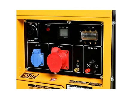 Planta Electrica Diesel Yorking YDE6700TA3 7Kva, Trifasica, Cabinada - Foto 4 | aztools.co