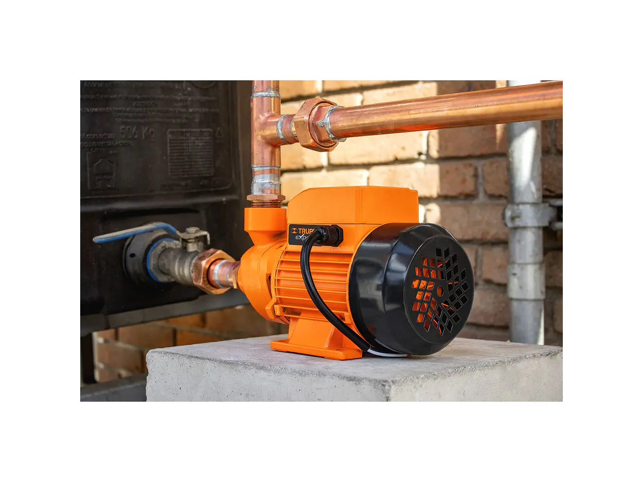 Bomba Eléctrica Periférica Truper 10068: 1/2 HP, 45m altura, 42 L/min flujo, 8m succión, 3,450 rpm.  - Foto 6 | aztools.co