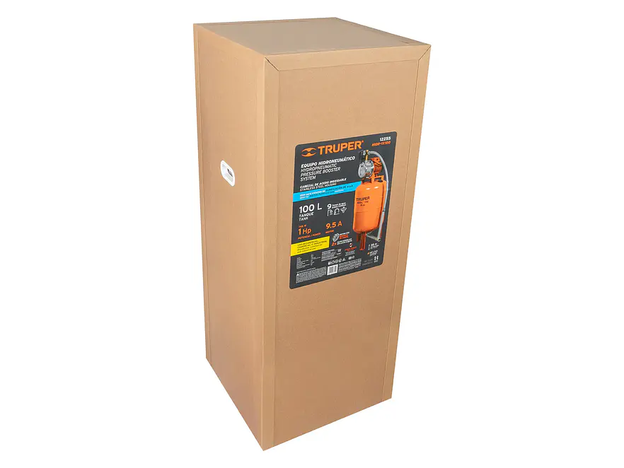 Bomba hidroneumática  Truper 12255 1 HP, 100 litros - Foto 7 | aztools.co