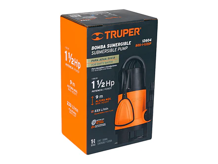 Bomba Sumergible Truper 12604 1.5HP Agua Sucia - Foto 5 | aztools.co
