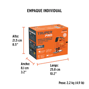 Sierra caladora Truper 15420, profesional, 55W 