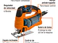 Sierra caladora Truper 15420, profesional, 55W  - Miniatura 4 | aztools.co
