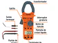 Pinza Voltiamperimétrica Digital Truper 10404 - 60A a 1000A - Funciones Avanzadas - Uso Profesional - Miniatura 2 | aztools.co