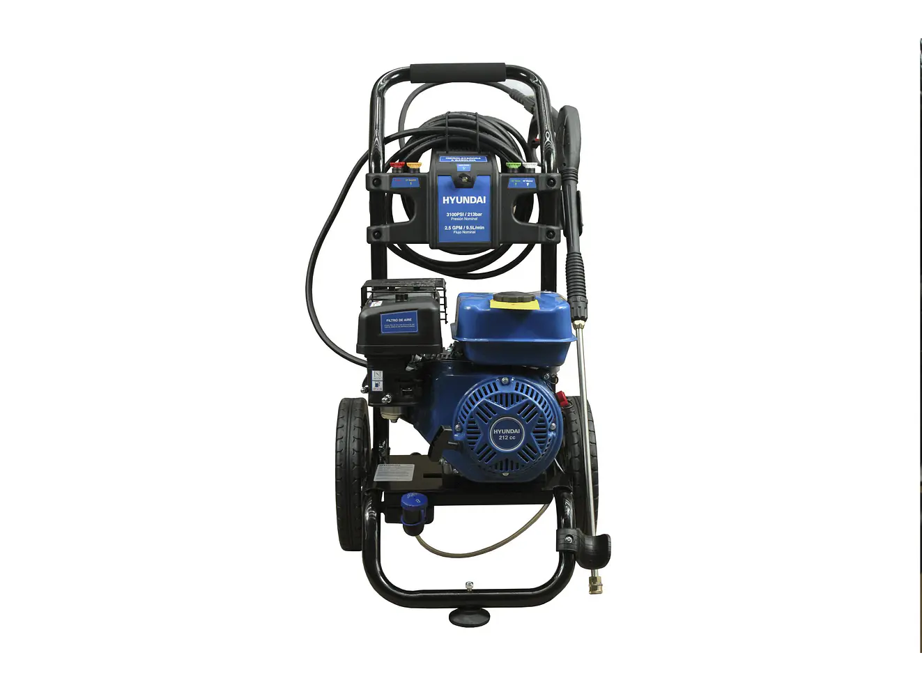 Hidrolavadora Hyundai HYDGPW3100HA 3100 PSI, 7HP, a Gasolina - Foto 4 | aztools.co