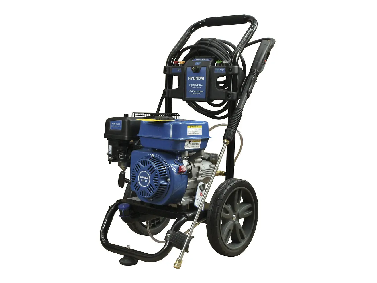Hidrolavadora Hyundai HYDGPW3100HA 3100 PSI, 7HP, a Gasolina - Foto 1 | aztools.co