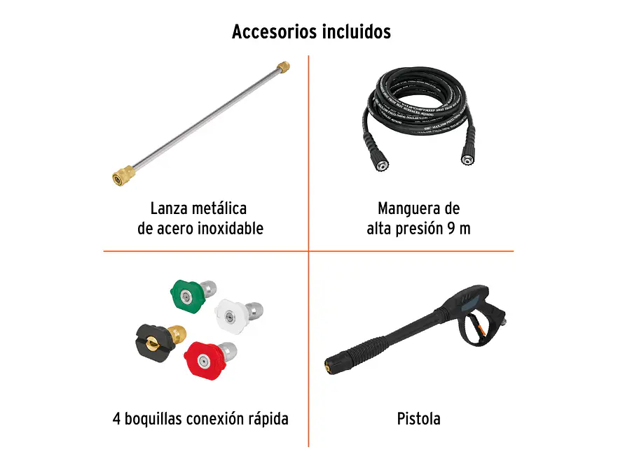 Hidrolavadora a gasolina, 2.800 PSI TRUPER 12908 - Foto 4 | aztools.co