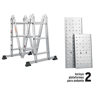 Escalera multiposición Truper 101905 8 peldaños Tipo I 