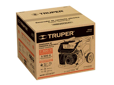 Planta eléctrica a gasolina Truper 15344, 5,500 W  - Foto 5 | aztools.co