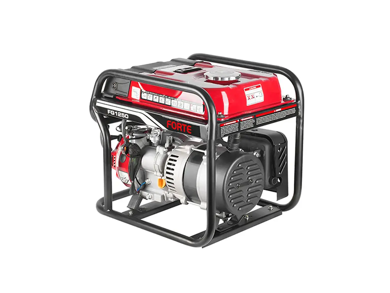 Generador Eléctrico a Gasolina 1.2kW 120V FORTE FG1250 con AVR - Foto 2 | aztools.co