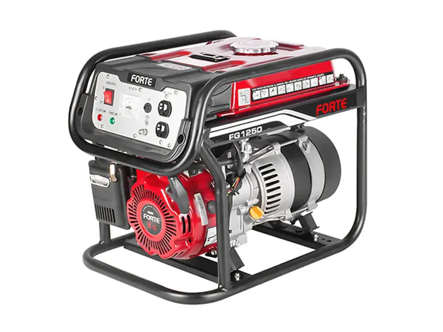 Generador Eléctrico FORTE FG1250 Planta a Gasolina 1200W Portátil - Foto 1 | aztools.co